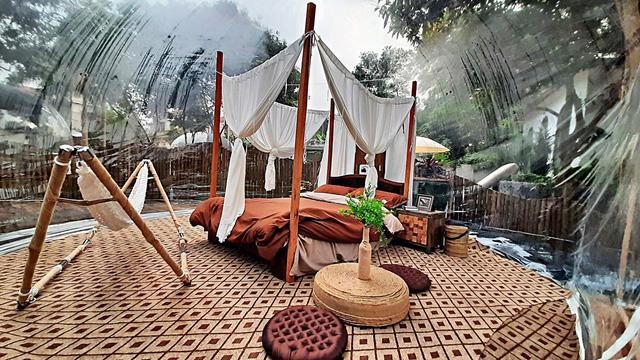 Trải nghiệm đi nghỉ cuối tuần hú hồn ở ngoại ô Hà Nội: Book villa 6 triệu/ đêm có nhà bong bóng ảo diệu giống Bali, khách ngơ ngác nhận phòng y như cái lều vịt - Ảnh 6. Trải nghiệm đi nghỉ cuối tuần hú hồn ở ngoại ô Hà Nội: Book villa 6 triệu/ đêm có nhà bong bóng ảo diệu giống Bali, khách ngơ ngác nhận phòng y như cái lều vịt - Ảnh 6.
