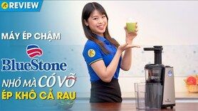 Máy ép chậm Bluestone: Nhỏ mà có võ, ép được cả rau, giá cả phải chăng (SJB-6556)