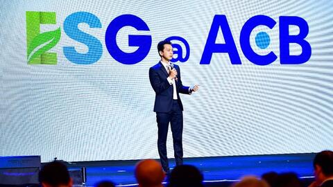 ACB là ngân hàng đầu tiên tại Việt Nam công bố báo cáo riêng về phát triển bền vững
