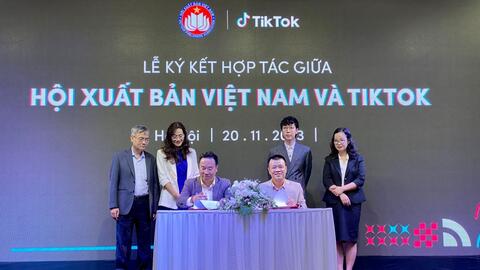 Hội Xuất bản Việt Nam và Tik Tok Việt Nam phối hợp phát triển văn hóa đọc