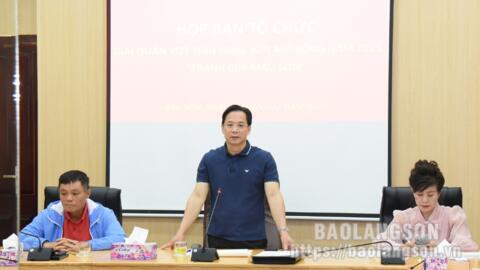 Lạng Sơn:  Họp Ban Tổ chức Giải quần vợt tỉnh Lạng Sơn mở rộng – Tranh Cúp Mẫu Sơn năm 2023