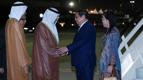 Thủ tướng Chính phủ Phạm Minh Chính tới Dubai, bắt đầu tham dự COP28 và hoạt động song phương tại UAE