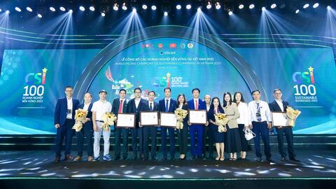 SCG và các công ty thành viên được vinh danh ở nhiều hạng mục