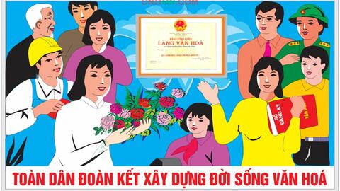 Bố trí đủ kinh phí cho Phong trào “Toàn dân đoàn kết xây dựng đời sống văn hóa”