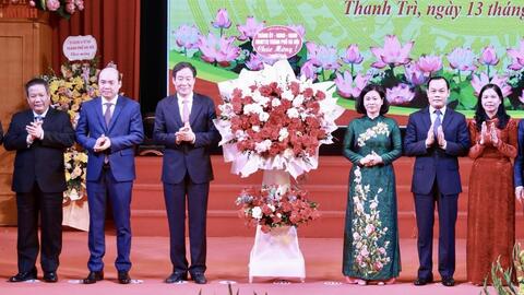 100% xã của huyện Thanh Trì đạt chuẩn Nông thôn mới kiểu mẫu