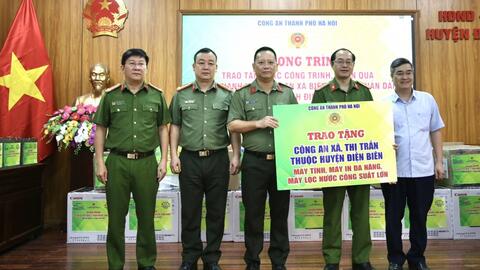 Công an thành phố Hà Nội hành trình tới Điện Biên