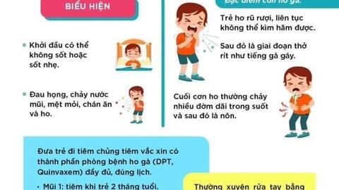 Ho gà - căn bệnh thường gặp ở trẻ nhỏ