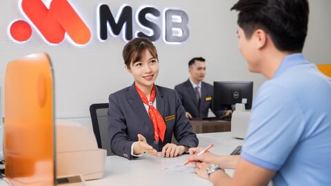 MSB trình đại hội đồng cổ đông phương án chia cổ tức 30%