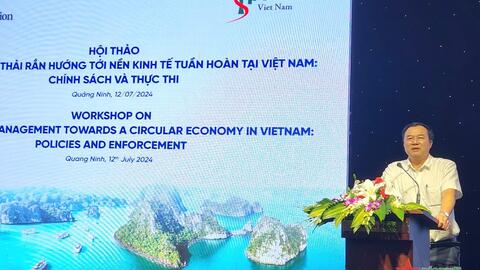 Quản lý chất thải rắn hướng tới nền kinh tế tuần hoàn tại Việt Nam