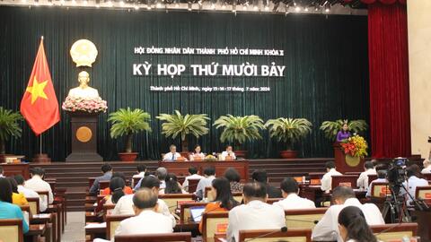 HĐND TP Hồ Chí Minh thông qua nhiều quyết sách quan trọng