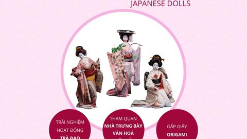 Trải nghiệm triển lãm búp bê Nhật Bản và tranh Ukiyo-e độc đáo