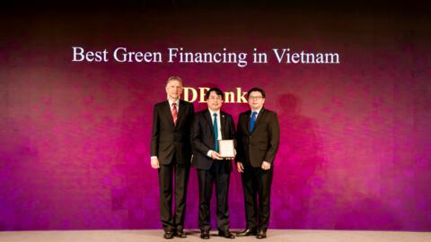 HDBank nhận giải thưởng Tổ chức Tài chính xanh tốt nhất Việt Nam