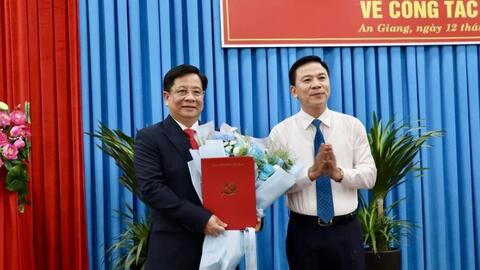 Đồng chí Hồ Văn Mừng giữ chức Phó bí thư Tỉnh ủy An Giang