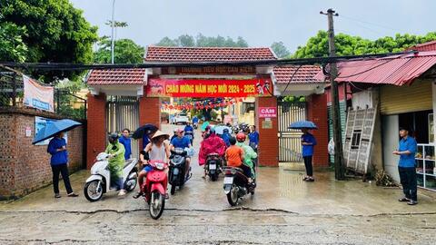 Linh hoạt phương án dạy học tại vùng bão lũ