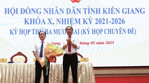 Bí thư Thành ủy Rạch Giá giữ chức Phó Chủ tịch UBND tỉnh Kiên Giang