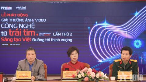 Phát động giải thưởng Ảnh và Video Công nghệ từ trái tim