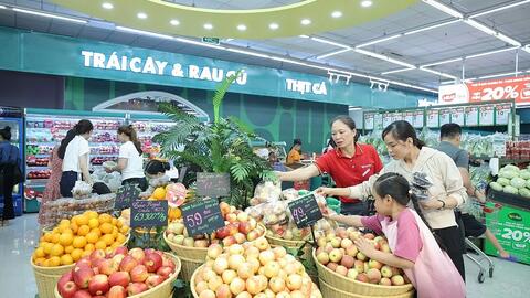 Bán lẻ hàng hoá tiếp tục tăng trưởng mạnh sau 5 tháng