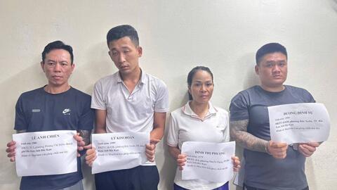 Cao Bằng: Bắt giữ 4 đối tượng mua bán, tàng trữ trái phép chất ma túy