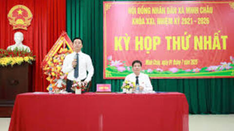 Kỳ họp thứ nhất HĐND xã đảo Minh Châu thành công tốt đẹp