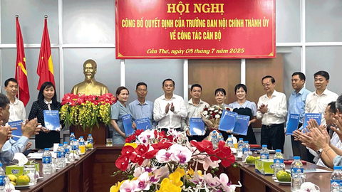 Hoàn thiện cơ cấu tổ chứ Ban Nội chính Thành ủy Cần Thơ sau sáp nhập