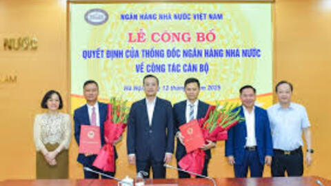 Ngân hàng Nhà nước bổ nhiệm hai Phó Chánh Thanh tra mới