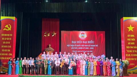 180 đại biểu dự Đại hội Mặt trận Tổ quốc xã Thanh Trì nhiệm kỳ 2025-2030