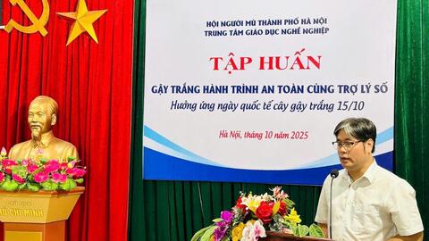Lan tỏa thông điệp “Gậy trắng - cây gậy của niềm tin và khát vọng vươn lên”