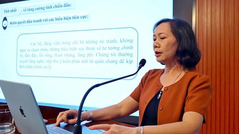 Xã Đoài Phương: Tạo chuyển biến rõ rệt, thực chất trong sinh hoạt chi bộ
