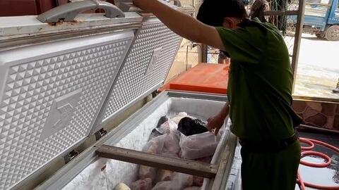 Nhập lậu 2,4 tấn thịt gà, chủ cơ sở bị phạt 70 triệu đồng