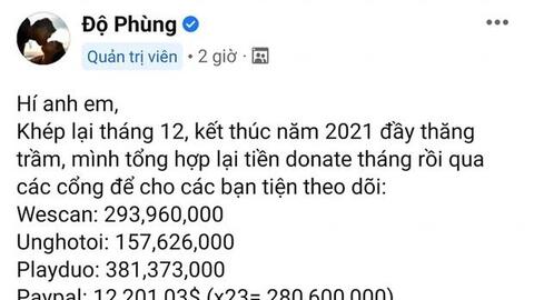 Tiền nhiều để làm gì: Streamer Độ Mixi dùng hết 1,5 tỷ đồng “donate” tháng 12 đi xây trường cho trẻ vùng cao