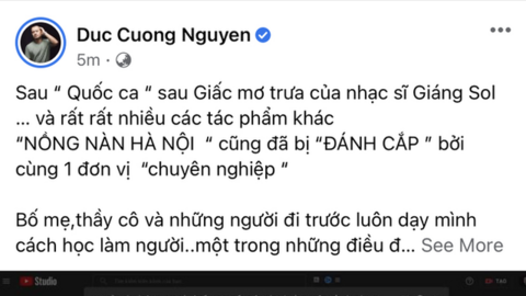 Nhạc sĩ Nguyễn Đức Cường mất quyền sở hữu "Nồng nàn Hà Nội"