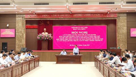 Hà Nội lấy ý kiến kế hoạch đào tạo và luân chuyển cán bộ