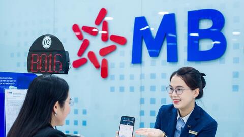 MB tăng trưởng tín dụng 13,5%, gấp 1,8 bình quân ngành
