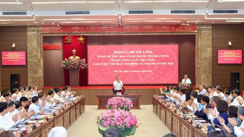Hà Nội phải có bước chuyển mạnh mẽ, dẫn dắt phát triển cả nước
