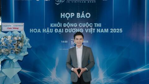 Nhà văn, MC Hải Triều làm tổng đạo diễn Hoa hậu Đại dương