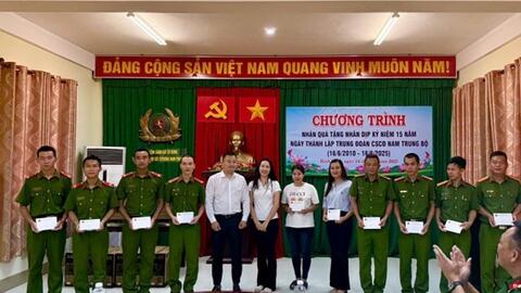 Cảnh sát cơ động Nam Trung Bộ ghi dấu những chiến công