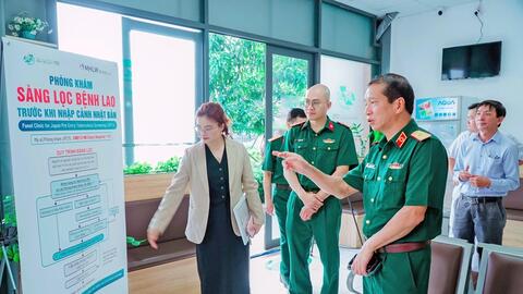 Bệnh viện Quân y 175 triển khai phòng khám sàng lọc lao trước khi nhập cảnh Nhật Bản