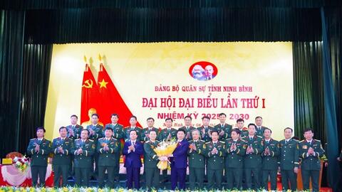 Đảng bộ Quân sự tỉnh Ninh Bình Đại hội đại biểu lần thứ I, nhiệm kỳ 2025 – 2030