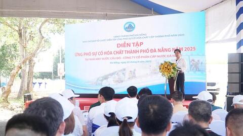 Diễn tập ứng phó sự cố hóa chất thành phố Đà Nẵng năm 2025