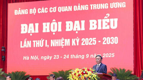 Khai mạc Đại hội đại biểu Đảng bộ các cơ quan Đảng Trung ương