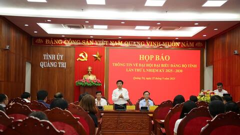 Đại hội đại biểu Đảng bộ tỉnh Quảng Trị lần thứ I diễn ra ngày 4 và 5-10