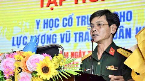 Bệnh viện Quân y 17: Tập huấn y học cổ truyền cho lực lượng vũ trang Quân khu 5