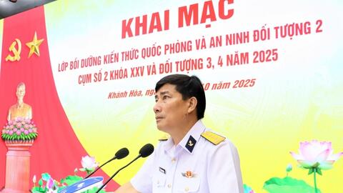 Học viện Hải quân khai mạc các lớp bồi dưỡng kiến thức quốc phòng và an ninh