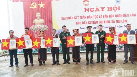 Ngày hội đại đoàn kết và văn hóa quân dân năm 2025 tại Thu Lũm (Lai Châu)
