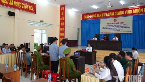 Đồng Tháp: Tuyên truyền, phổ biến pháp luật thông qua phiên tòa giả định