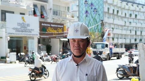 Khẩn trương hạ ngầm lưới điện đường Bùi Thị Xuân - Đà Lạt