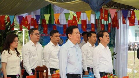 Phó Thủ tướng Mai Văn Chính dự Ngày hội Đại đoàn kết tại Khánh Hòa