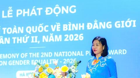 Phát động Giải báo chí toàn quốc về Bình đẳng giới lần thứ II năm 2026