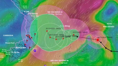 Nguy cơ bão Koto tăng cường độ khi di chuyển ra xa Philippines