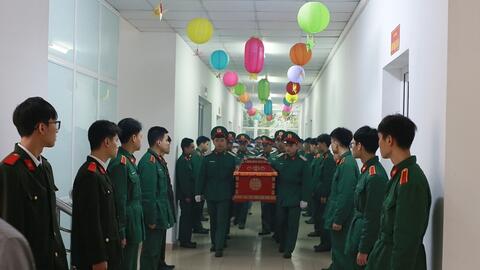 Học viện Quân y tri ân người hiến thân xác cho y học